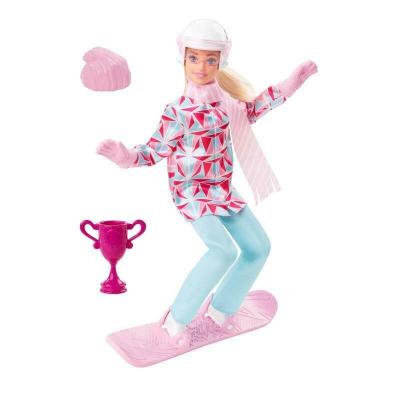 BARBIE  - Snowboardeuse - Poup&eacute;e