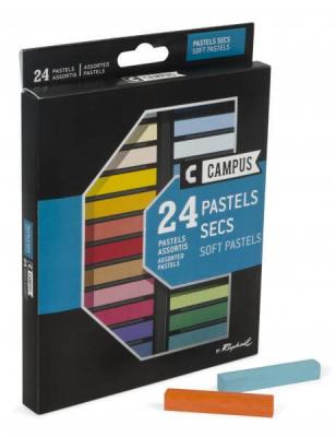 CAMPUS Bo&icirc;te de 24 pastels &agrave; sec  assortis