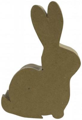 DECOPATCH  Boite Lapin - Papier M&acirc;ch&eacute; - 12 X 4 X 19 Cm