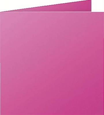 POLLEN BY CLAIREFONTAINE Clairefontaine 25 Cartes Pli&eacute;es Pollen 135x135 Mm - Rose Fuchsia