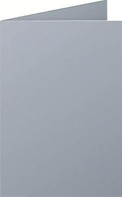 CLAIREFONTAINE  Carte 210g Pli&eacute;e 110x155 Argent Pqt 25