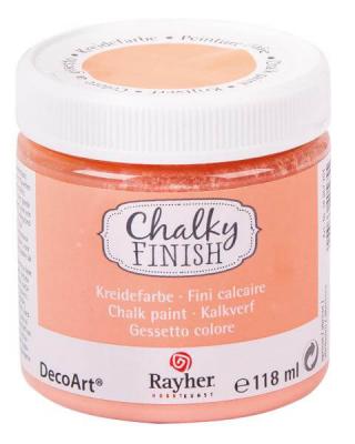 RAYHER Peinture-craie Chalky Finish 118 ml - Orange abricot - 