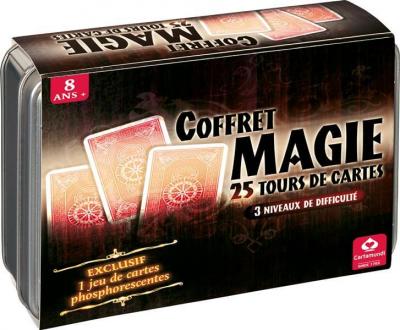 CARTAMUNDI Coffret m&eacute;tal magie - 25 tours