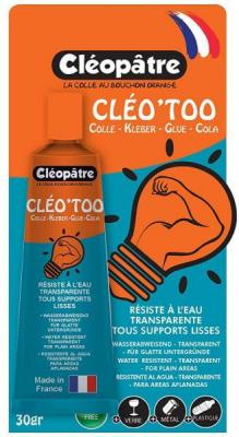  Cl&eacute;opatre Colle Cleo'too Cl&eacute;op&acirc;tre - Verre M&eacute;tal Plastique - 30g