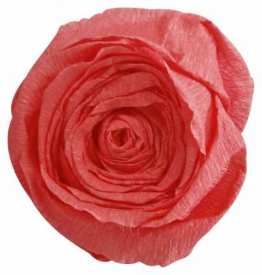  Rouleau de papier cr&eacute;pon 75% 2,50x0,50m saumon