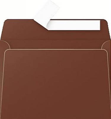  Pack de 20 enveloppes Pollen C6 114 x 162 mm Marron