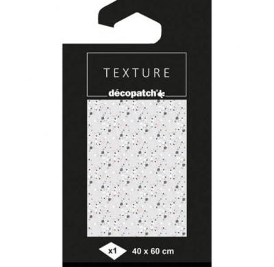  Papier Texture D&eacute;copatch N&deg;804 -1 Feuille 40x60cm