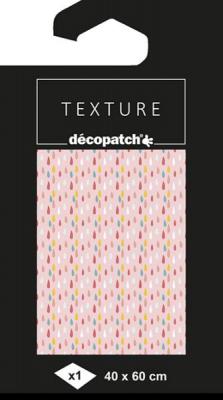 Decopatch Papier Texture D&eacute;copatch N&deg;784 - 1 Feuille 40x60cm