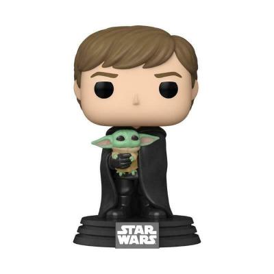 Figurine Funko Pop Star Wars Mandalorian Luke with Child 