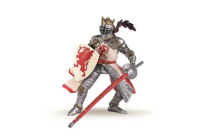 PAPO  Figurine Roi au dragon Rouge Pour Enfant