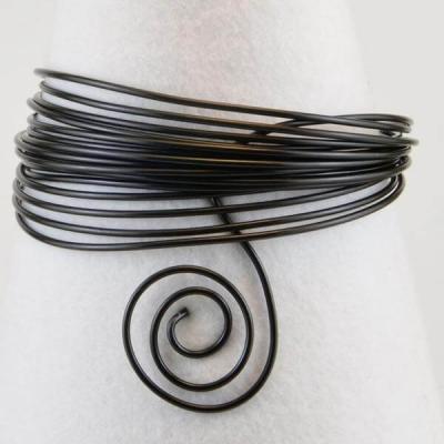 VAESSEN CREATIVE Fil aluminium - Noir - 3 m x 3 mm