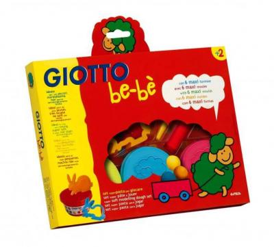 GIOTTO Set p&acirc;te &agrave; jouer 3x100g + accessoires 