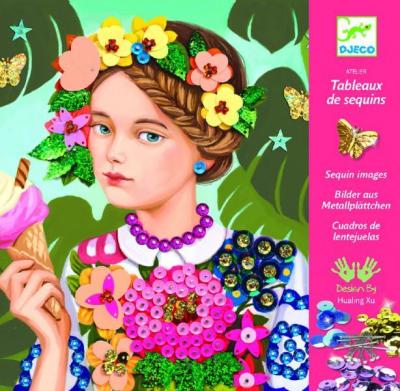  DJECO-pour Les Enfants Plus &acirc;g&eacute;s-Images &agrave; Paillettes, DJ09520, Mixte