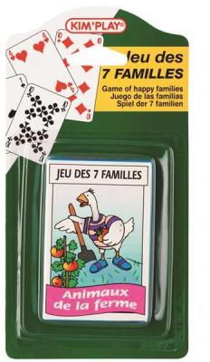 KIM PLAY Kim'play - 333 - Jeu De Cartes - Jeu De 7 Familles - Assortis
