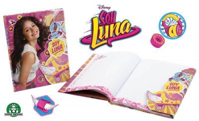 SOY LUNA Journal intime avec fermeture magn&eacute;tique en pr&eacute;sentoir 