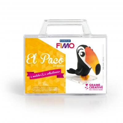 GRAINE CR Coffret de modelage p&acirc;te polym&egrave;re pour enfants - toucan 815124