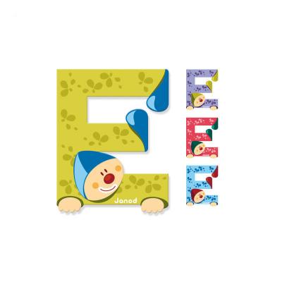  Janod Clown Letter E Vert,Bleu 3-6 Years