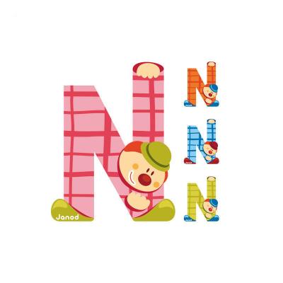  Janod Clown Letter N Multicolore 3-6 Years