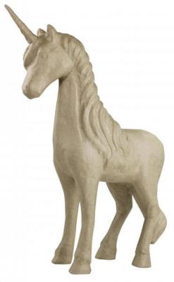 Objet en papier m&acirc;ch&eacute; moyenne licorne 