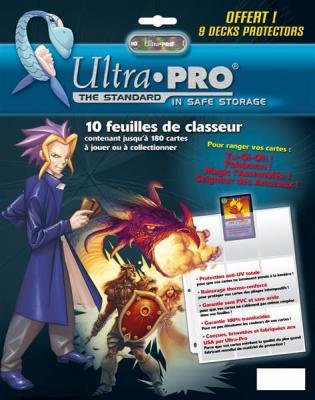 POKEMON - Lot de 10 Feuilles de classeur - Cartes &agrave; collectionner