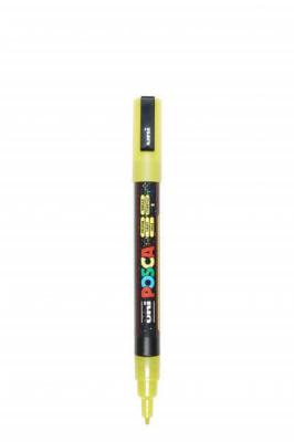 POSCA Marqueur  - Pointe conique fine - Jaune paillet&eacute; -  