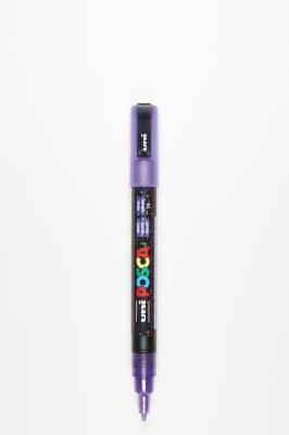 POSCA Marqueur  - Pointe conique fine - Violet paillet&eacute; -  