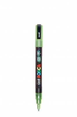 POSCA Marqueur  - Pointe conique fine - Vert fonc&eacute; paillet&eacute; -  