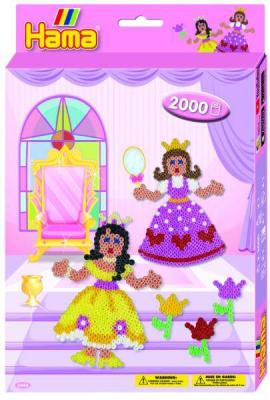  Hama Perles &agrave; repasser midi 'Princesses', coffret cadeau