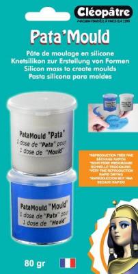 CLEOPATRE Patamould - Cr&eacute;ation de moule et empreinte - 2x40 g - Cl&eacute;op&acirc;tre