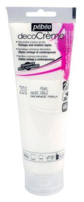  Peinture DecoCr&egrave;me 120 ml - Pearl (nacr&eacute;) 