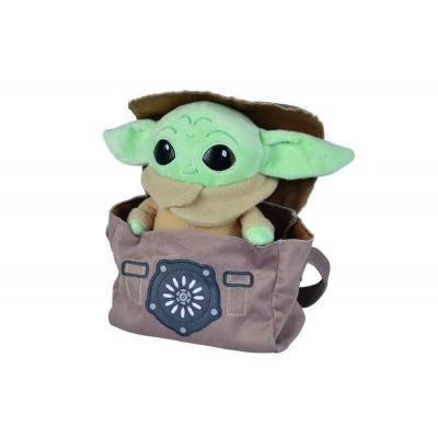 STAR WARS Peluche  - B&eacute;b&eacute; Yoda dans son sac - 25 cm