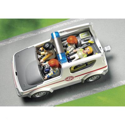 PLAYMOBIL 5012 City - Clinique avec v&eacute;hicule d'intervention d'urgence