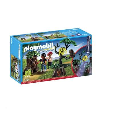 Playmobil 6891 - Enfants Avec V&eacute;g&eacute;tation Et Lampe