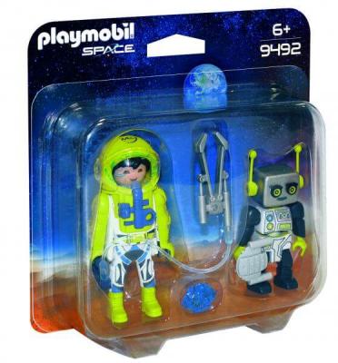 Playmobil duo spationaute et robot