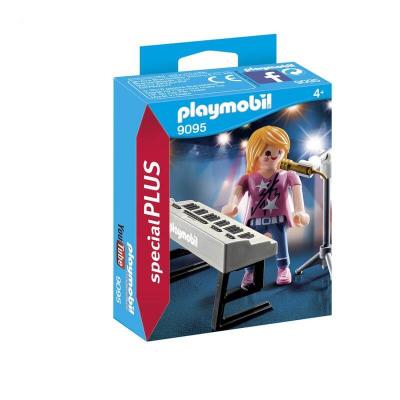 Playmobil- Chanteuse avec synth&eacute;, 9095