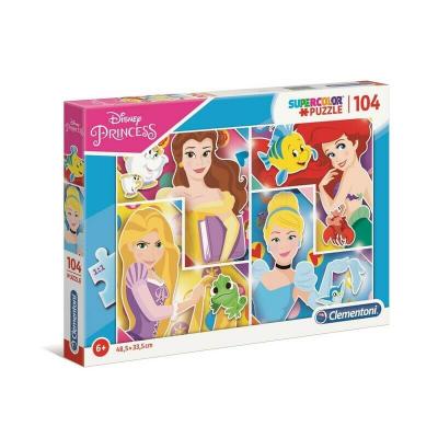 CLEMENTONI  puzzle Supercolor Disney Princess 104 Pieces (27146)
