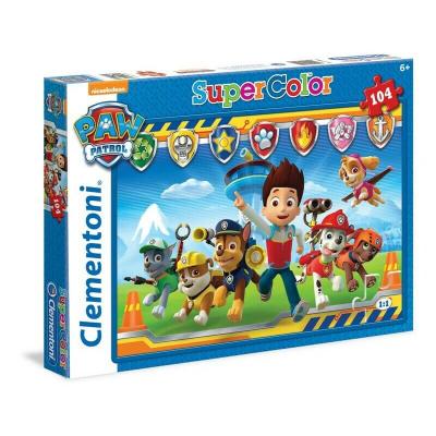 CLEMENTONI  puzzle Patrouille de Pattes 104 pi&egrave;ces 48,5 x 33,5 cm