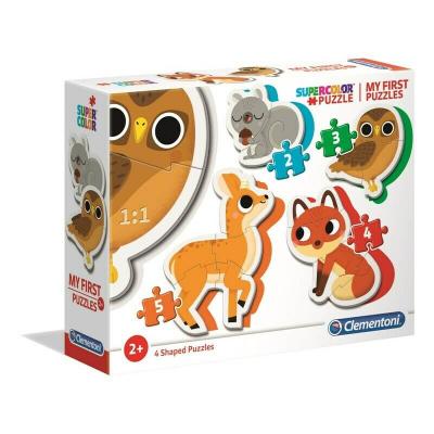 CLEMENTONI - My First Puzzles-Animaux de la For&ecirc;t-2-3-4-5 pi&egrave;ces- 20814