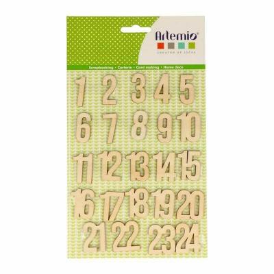 ARTEMIO Chiffres calendrier de l'Avent - 