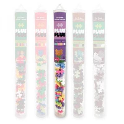 PLUS Jeu de construction   tube mini pastel mix 100 pi&egrave;ces