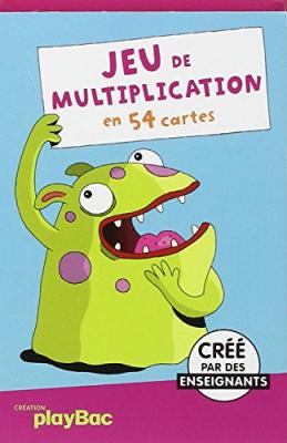 [PLAY BAC] Cartes &eacute;ducatives Monstres - Jeu de multiplication