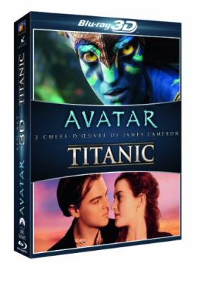 Coffret Cameron : Avatar et Titanic Combo Blu-ray 3D