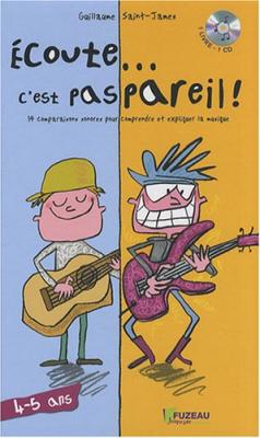 Ecoute c'est pas pareil 4-5 ans - Livret + CD