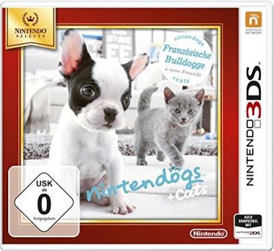 Nintendo 3ds Nintendogs Bulldog + Neuf Friends Selects