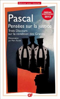 Pens&eacute;es - TROIS DISCOURS SUR LA CONDITION DES GRANDS (Broch&eacute;)