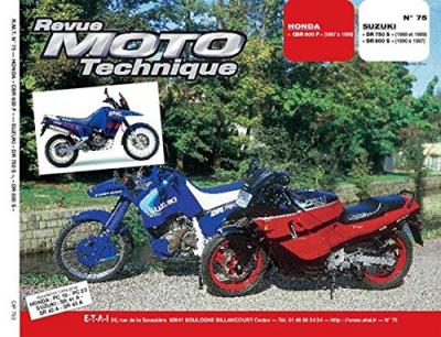 ETAI Revue Moto Technique 75.3 Suzuki DR 750S-800S / Honda CBR 600 F
