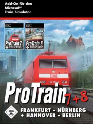 Train Simulator - ProTrain 7 8: Frankfurt - N&uuml;rnberg Hannover - Berlin [import allemand] 