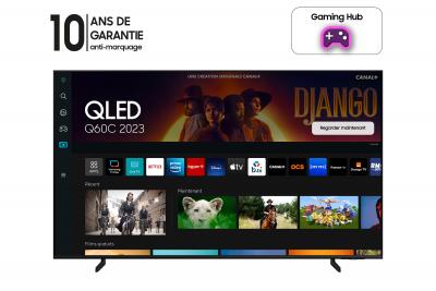 SAMSUNG TV LED  TQ85Q60C QLED 4K UHD Smart tv 214cm 2023
