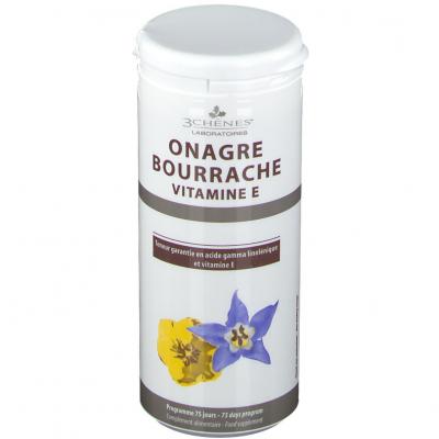LES 3 CHENES Les 3 ch&ecirc;nes huile d'onagre, bourrache et vitamine e 150 capsules