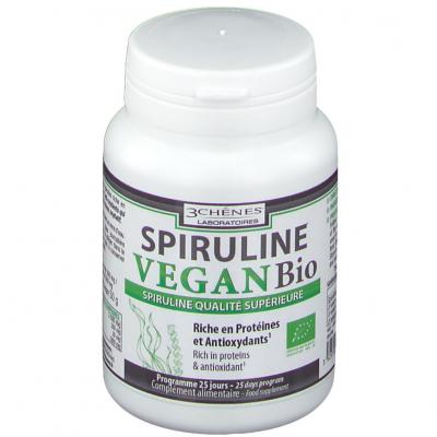 LES 3 CHENES LES 3 CH&Ecirc;NES Spiruline de production biologique 60 comprim&eacute;s